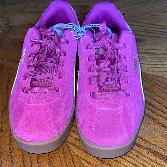 Puma Women's Sneakers - Vibrant Purple Suede - Picture 7 of 8